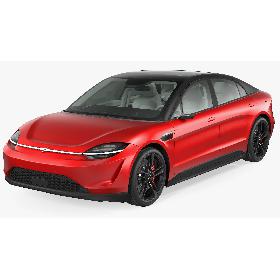 3D Sony Vision S Concept Rigged model